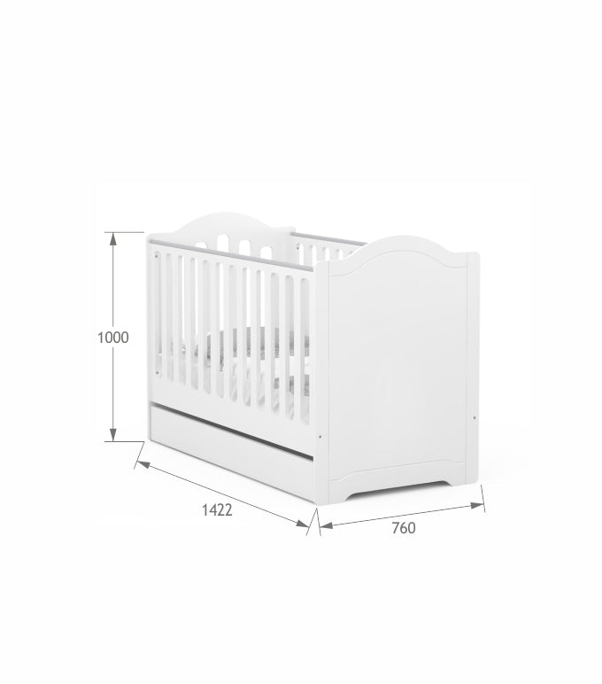 Crib Simple White