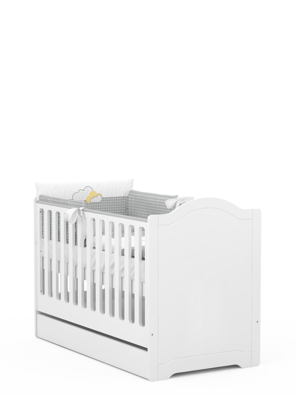 Crib Simple White