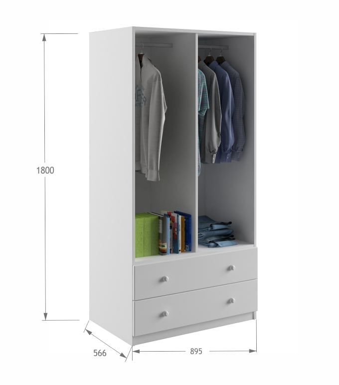 Children's Double Wardrobe